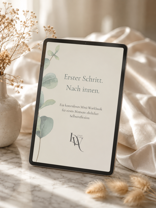 Erster Schritt. Nach innen.